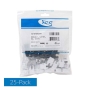 MODULE, CAT6A, HD, 25PK, WHITE