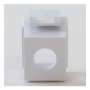 MODULE, CABLE FEEDTHROUGH, 10PK, WHITE