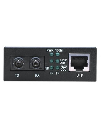 Multi-Mode ST Fast Eth. Media Converter