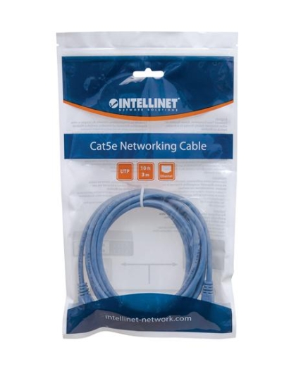 CAT5e BOOT PATCH CORD .5 FT BLUE