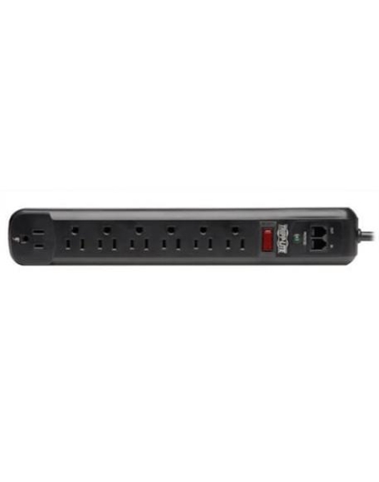 7 OUTLET SURGE STRIP WITH RIGHT ANGLE