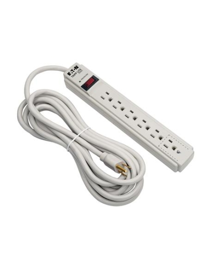 6 OUTLET SURGE STRIP 15' CORD