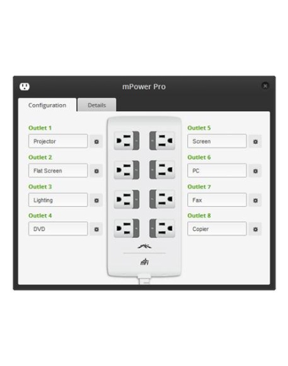 mFi Power Pro,8-port,Wifi/Eth