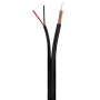 500 FT RG59 & 18-2 SIAMESE BLACK CABLE