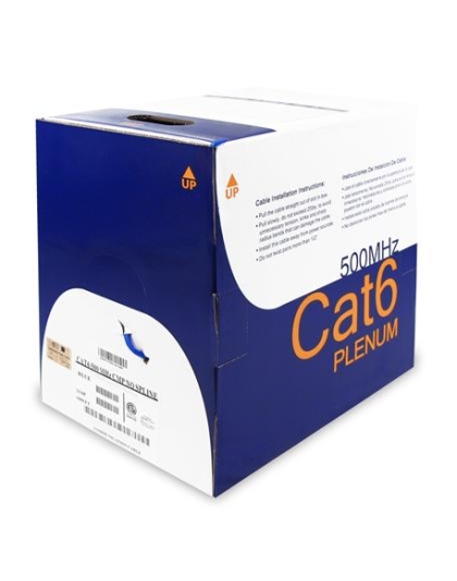 CAT6 PLENUM NO SPLINE BLUE