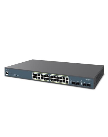 24-Port Gigabit PoE+ Switch with 240W Bu