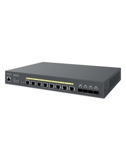 10-Gigabit 8-port PoE++ layer 2+ switch