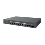 10-Gigabit 8-port PoE++ layer 2+ switch