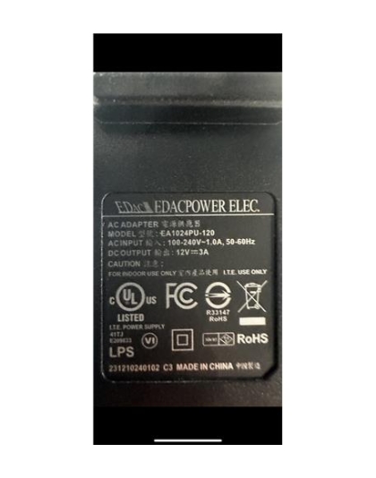 2900A or E POWER ADAPTER FOR USA