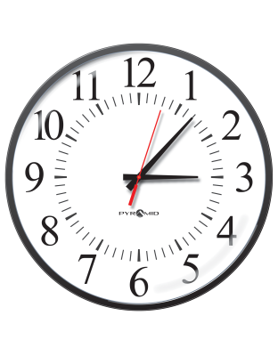 17-Inch Wired Analog Wall Clock