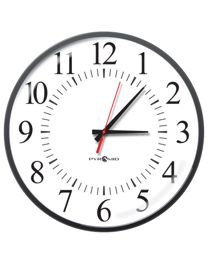 17-Inch Wired Analog Wall Clock