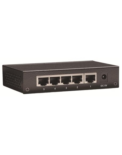 Gigabit 5 Port Switch, Desk, Metal