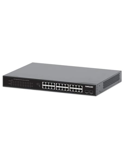 24 Port Gigabit Unmanaged PoE 370watt