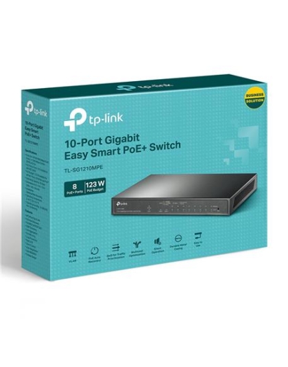 10-Port Gb Smart Switch 8 Port POEplus