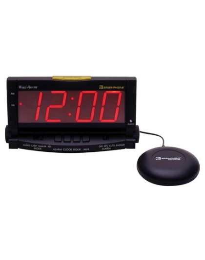 Wake Assure Alarm Clock 85dB - Black