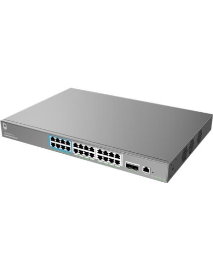 Managed PoE Network Switch, 24 x GigE