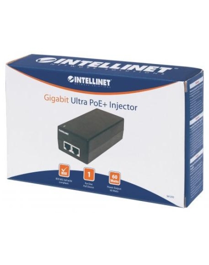 1-Port Gigabit Ultra PoE+ Injector 60W