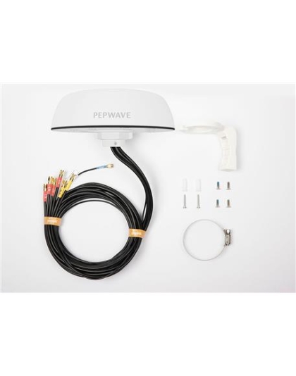 White IP67 Omni 7-in-1 4x4 MIMO LTE 2x W