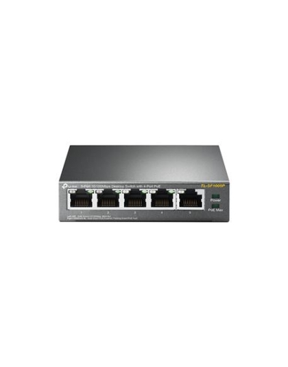 5-Port 10/100Mbps Switch 4-Port PoE