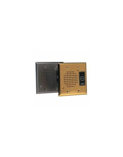 Doorplate Spkr, Flush w/LED (Stainless)