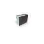 8in Amplified Wall Speaker, Metal, Black