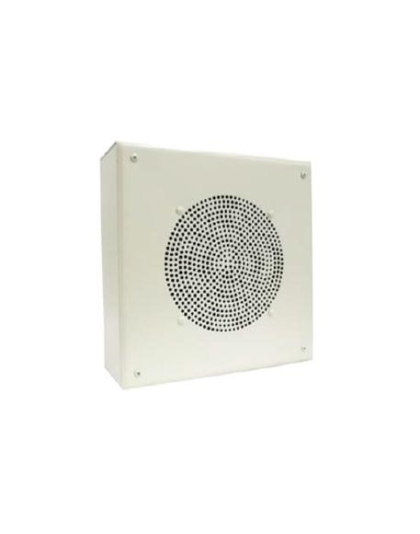 8in Amplified Ceiling Spkr Square Grille