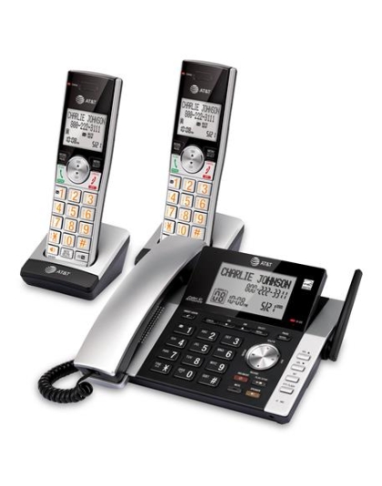 2 Handset Corded Cordless Answering Sys