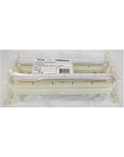 110 WIRING BLOCK W/ FT KIT, 100-PAIR, 5e