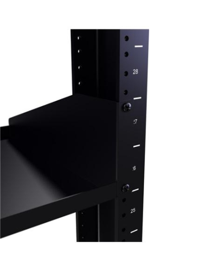 RACK SHELF, 10in DEEP SINGLE, 2 RMS