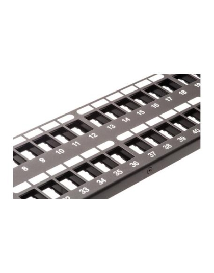 PATCH PANEL, BLANK, HD, 48-PORT, 2 RMS