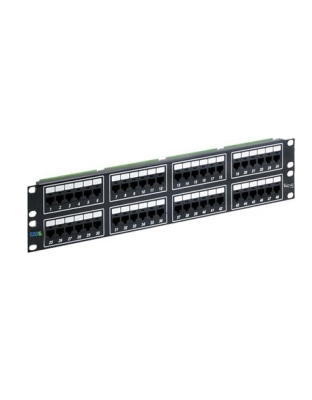 PATCH PANEL, CAT 6, 48-PORT, 2 RMS