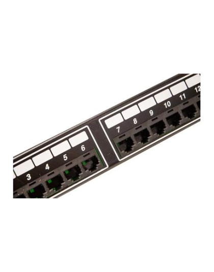 PATCH PANEL, TELCO, 8P2C, 24-PORT, 1 RM