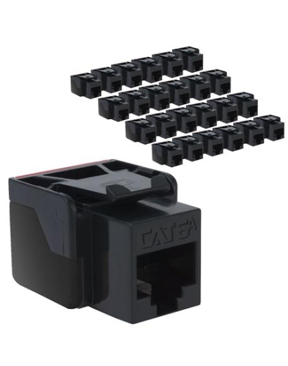 MODULE, CAT6A, EZ, 25PK, BLACK
