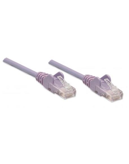 CAT5e BOOT PATCH CORD 10 FT PURPLE