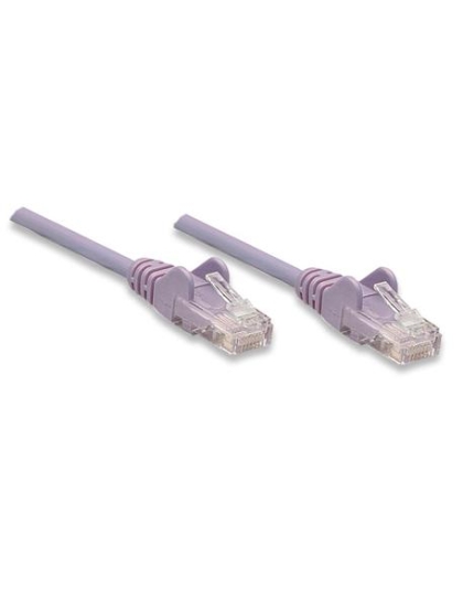 CAT5e BOOT PATCH CORD 5 FT PURPLE
