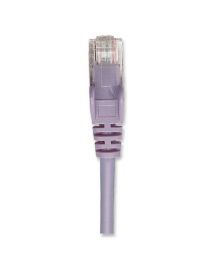 CAT5e BOOT PATCH CORD 5 FT PURPLE