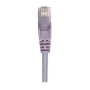 CAT5e BOOT PATCH CORD 7 FT PURPLE