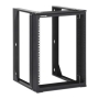 12U OPEN FRAME WALL RACK