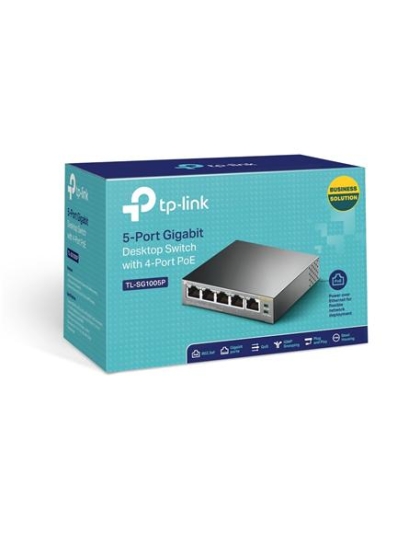 5-Port Gig Desktop Switch 4-Port POE+