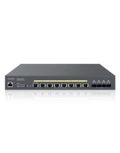 10-Gigabit 8-port PoE++ layer 2+ switch