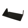 10.5in SINGLE SIDE SOLID SHELF BLACK
