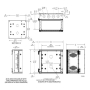 WALL MOUNT CABINET DOUBLE HINGED 8U