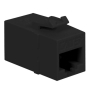 MODULE, COUPLER, CAT 5e 25 PK, BLACK