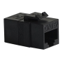 MODULE, COUPLER, CAT 6 25 PK, BLACK