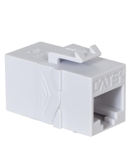 MODULE, COUPLER, CAT5e WHITE