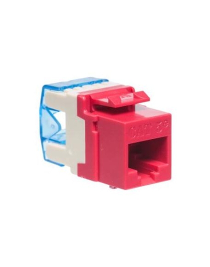 MODULE, CAT 5e, HD, 25 PK, RED