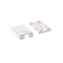 SURFACE MOUNT BOX, ELITE, 1-PORT, WHITE