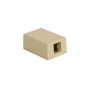 SURFACE MOUNT BOX, 1-PORT, 25PK, IV