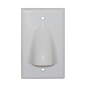 FACEPLATE 1 GANG BULK NOSE WHITE