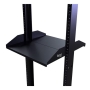 RACK SHELF, 20in DEEP DOUBLE, 2 RMS